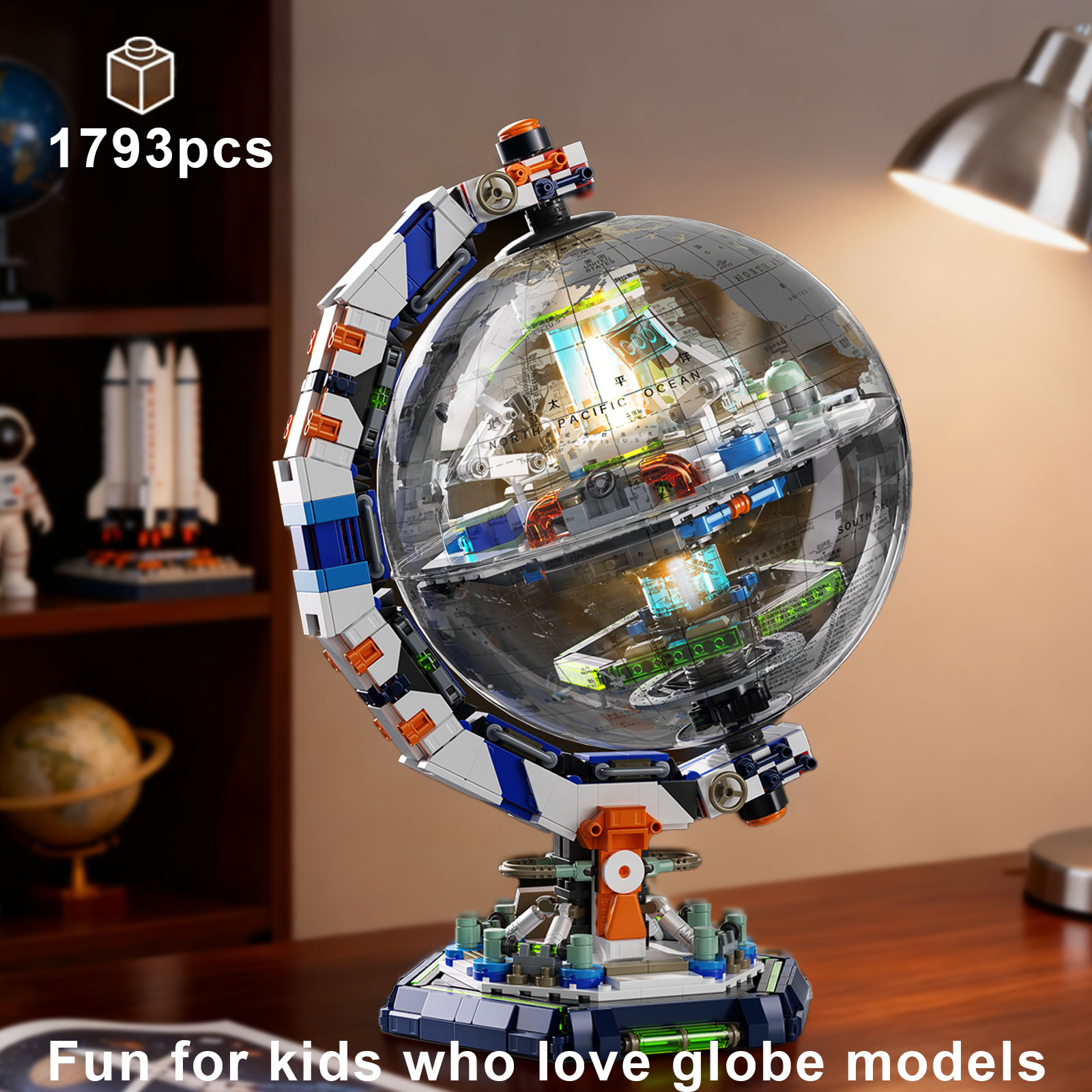 KAVOWORLD 1793PCS Sci-Fi Skyve - Office Tech Certification recension och pris