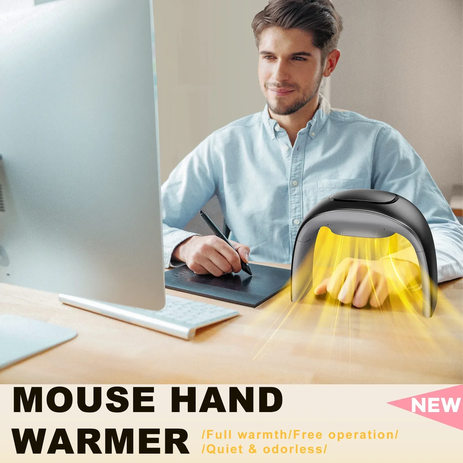 Eary Portable Winter Mouse Han - Office Tech Gear recension och pris