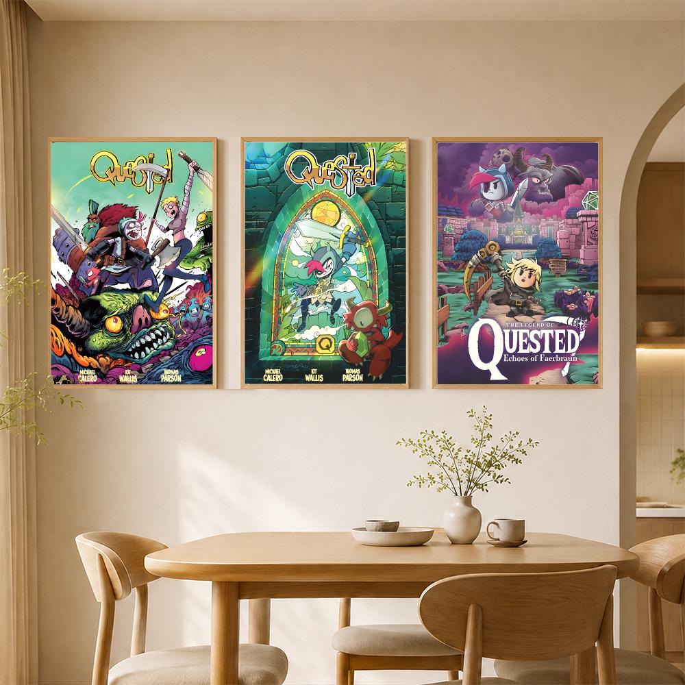 Brand Quested Poster Graphic W - Office Quest recension och pris