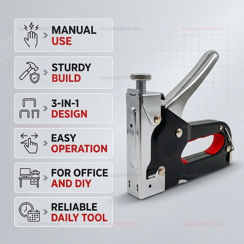 Heavy Duty 3 in 1 Stapler Nail - Electric Stapler Heavy recension och pris