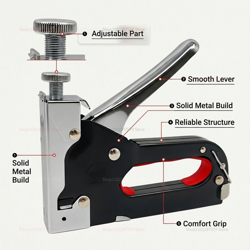Heavy Duty 3 in 1 Stapler Nail - Electric Stapler Heavy recension och pris