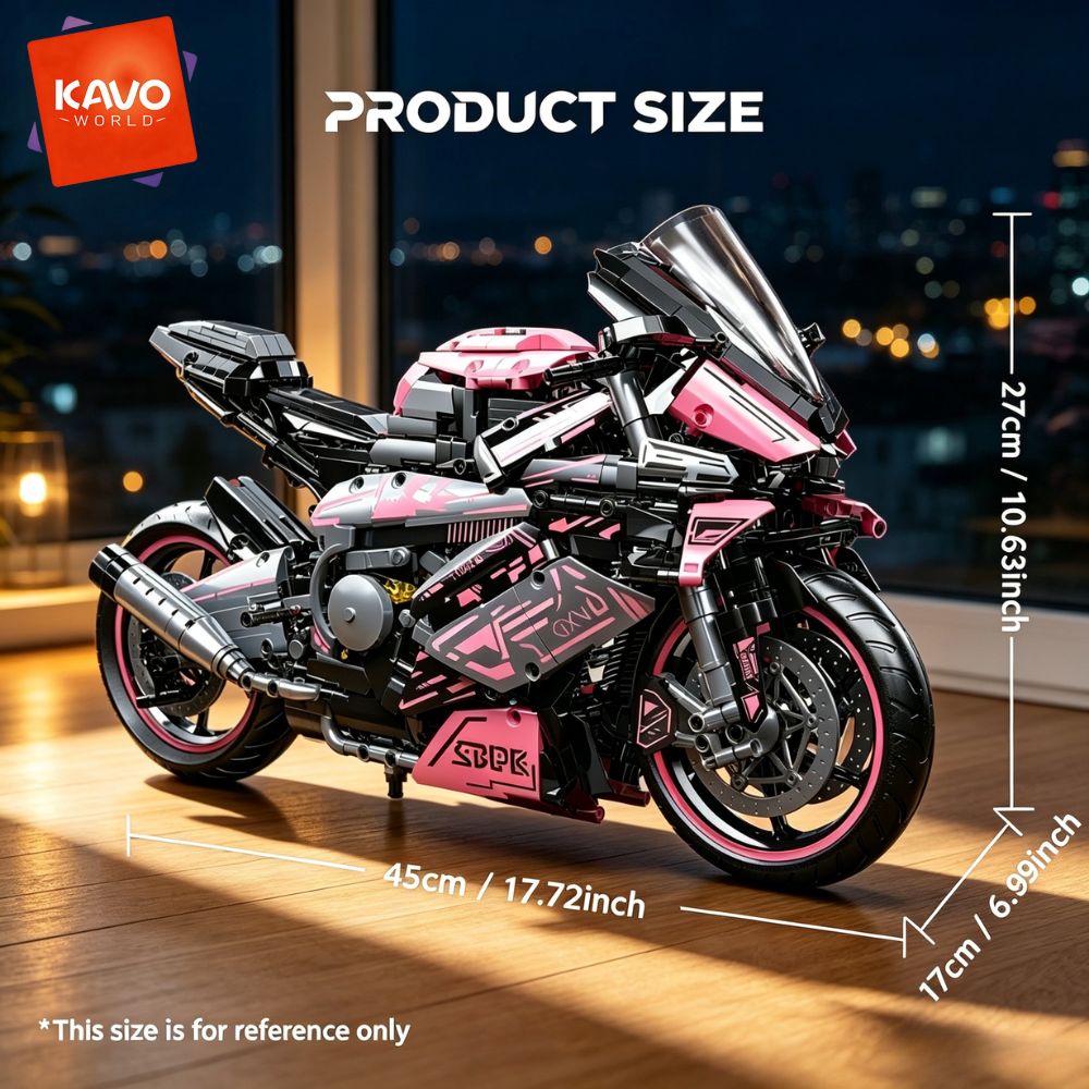 KAVOWORLD 1:5 Large Scale Moto - Office Tech Certification recension och pris