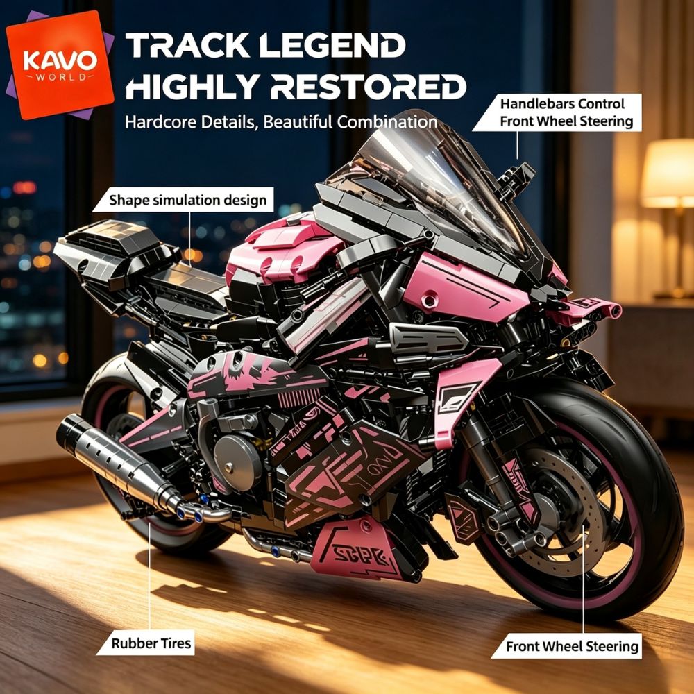 KAVOWORLD 1:5 Large Scale Moto - Office Tech Certification recension och pris